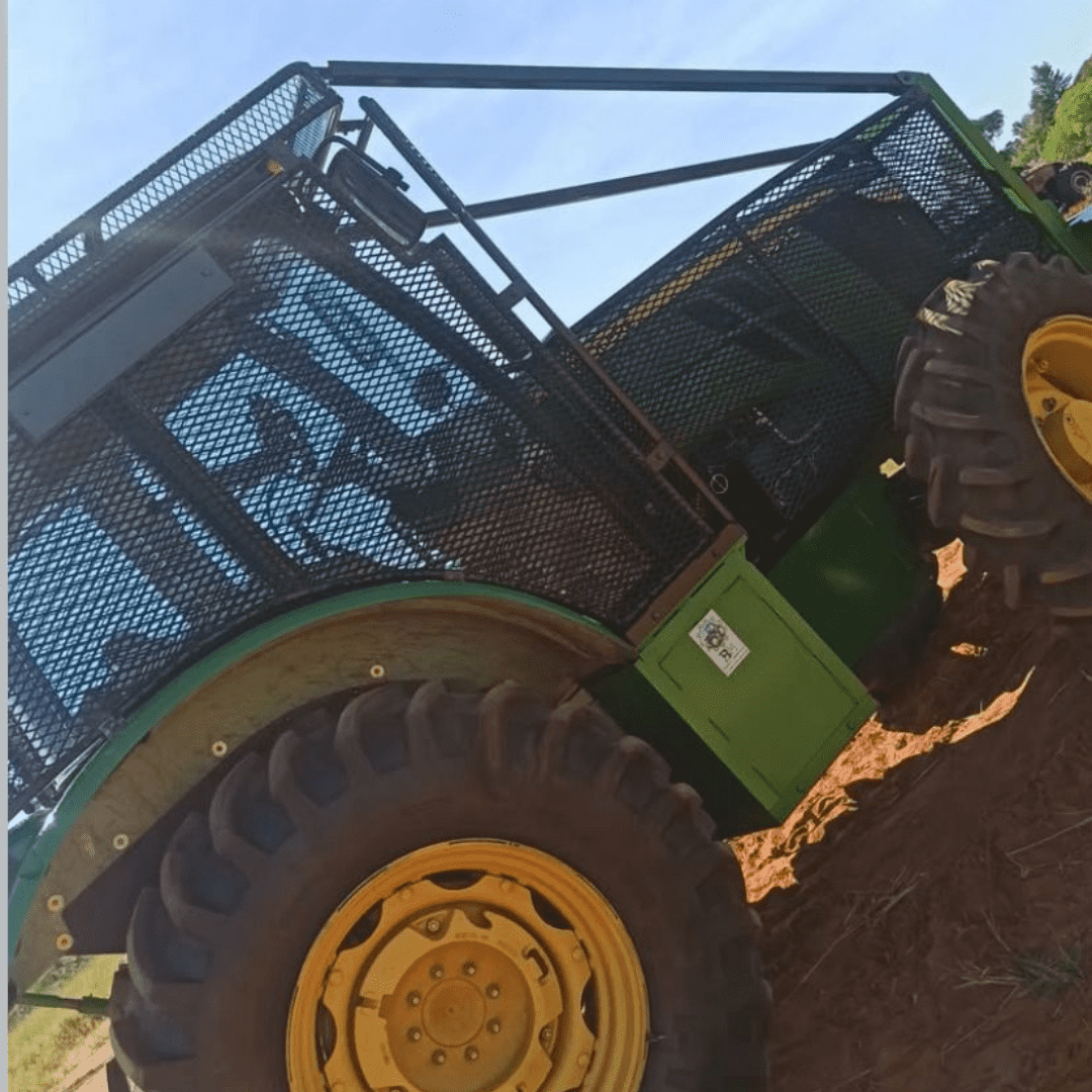 proteção florestal para trator